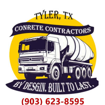 Logo of a concrete company in Tyler Texas called Concrete Contractors Tyler TX